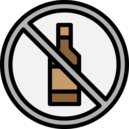 Alcoholic Surang Lineal Color icon