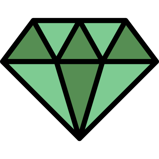 Diamante Surang Lineal Color icono