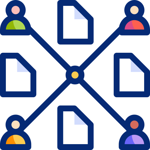 Networking Basic Accent Lineal Color icon