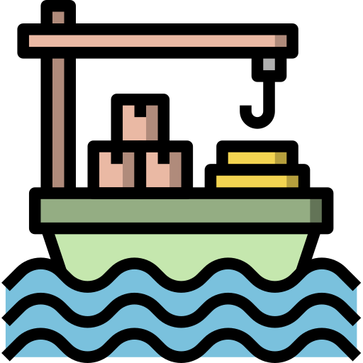 Boat Surang Lineal Color icon