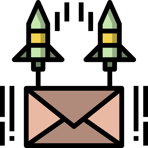 Envelope Surang Lineal Color icon