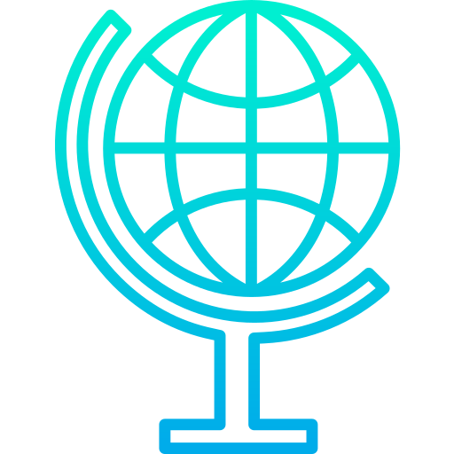 Earth globe Kiranshastry Gradient icon