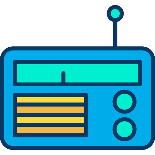 radio Kiranshastry Lineal Color icon