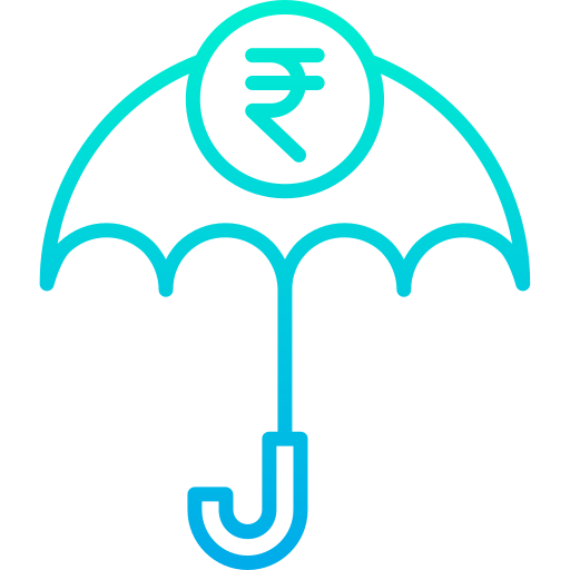 Umbrella Kiranshastry Gradient icon