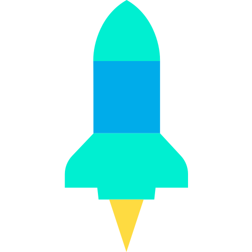 fusée Kiranshastry Flat Icône