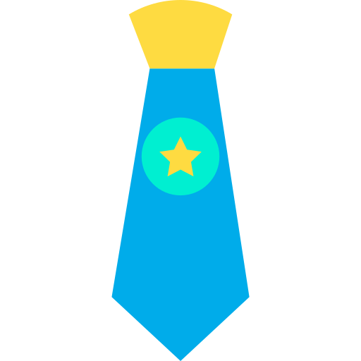 krawat Kiranshastry Flat ikona