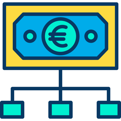 Euro Kiranshastry Lineal Color icono