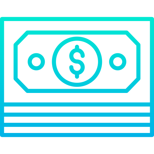 Money Kiranshastry Gradient icon