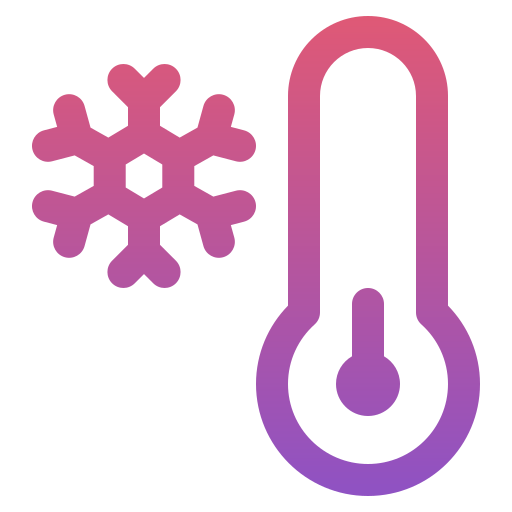 termómetro Generic gradient outline icono