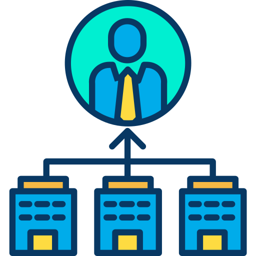 Networking Kiranshastry Lineal Color Ícone