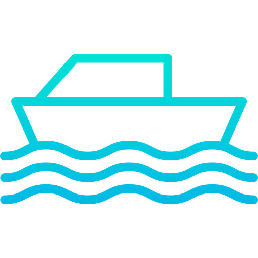 ボート Kiranshastry Gradient icon