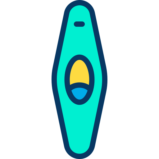 kajak Kiranshastry Lineal Color ikona