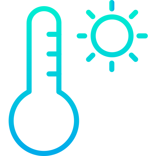 Thermometer Kiranshastry Gradient icon