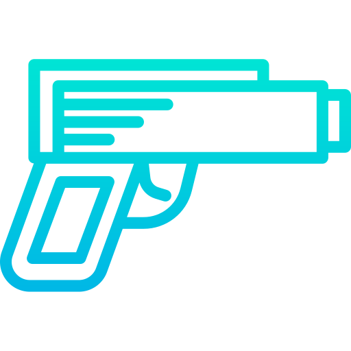 pistolet Kiranshastry Gradient ikona