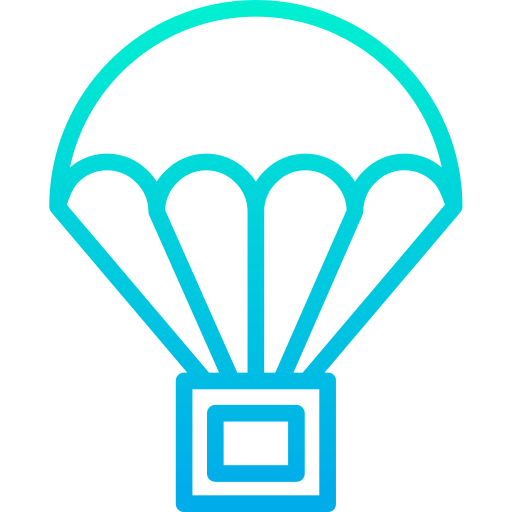 Parachute Kiranshastry Gradient icon