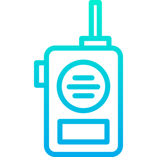 walkie-talkie Kiranshastry Gradient icon