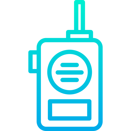 Walkie talkie Kiranshastry Gradient icono