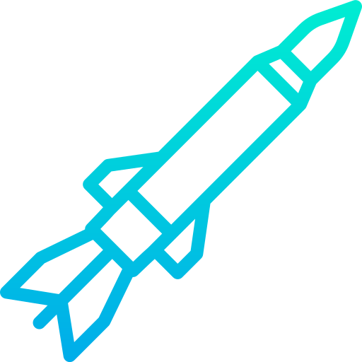 rakieta Kiranshastry Gradient ikona