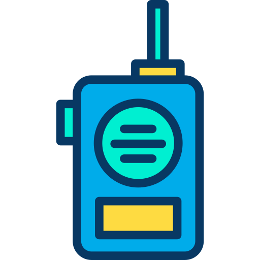 walkie-talkie Kiranshastry Lineal Color icoon