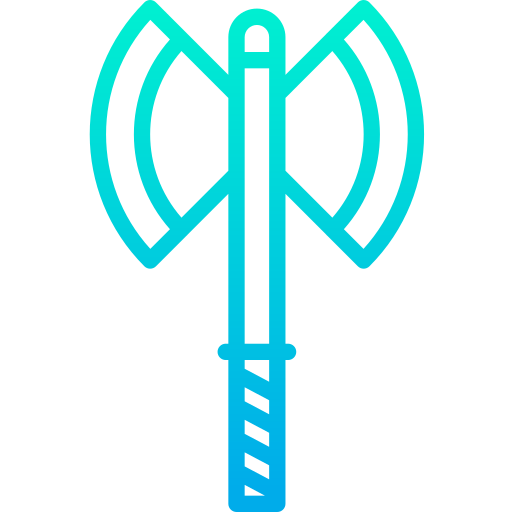 斧 Kiranshastry Gradient icon