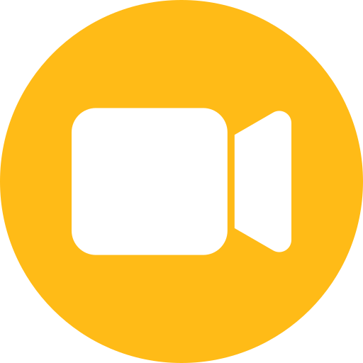camara de video Generic color fill icono