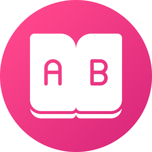 libro Generic gradient fill icono