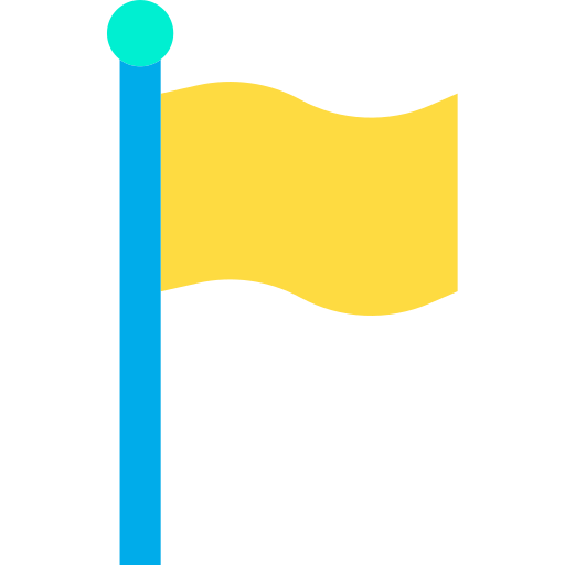 깃발 Kiranshastry Flat icon