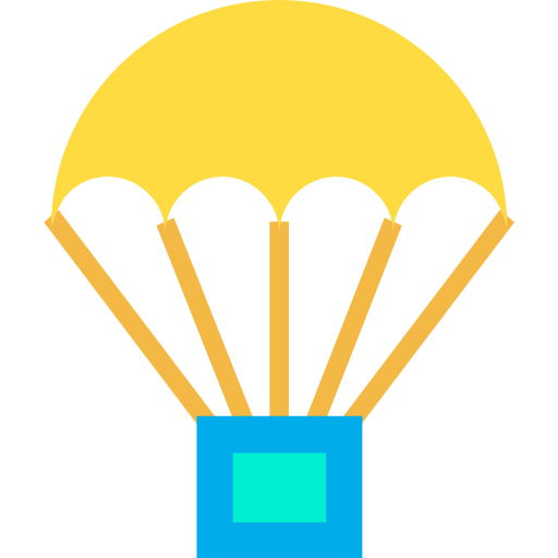 Paracaídas Kiranshastry Flat icono
