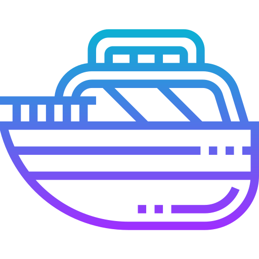 Boat Meticulous Gradient icon