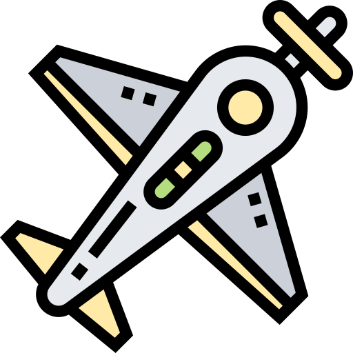 Aeroplane Meticulous Lineal Color icon