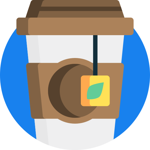 お茶 Detailed Flat Circular Flat icon