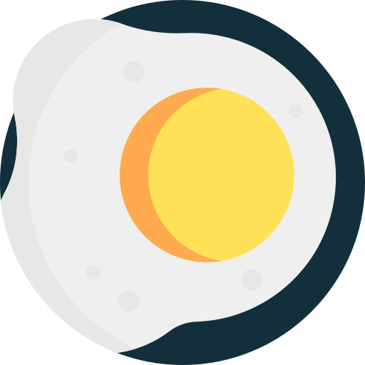 spiegelei Detailed Flat Circular Flat icon