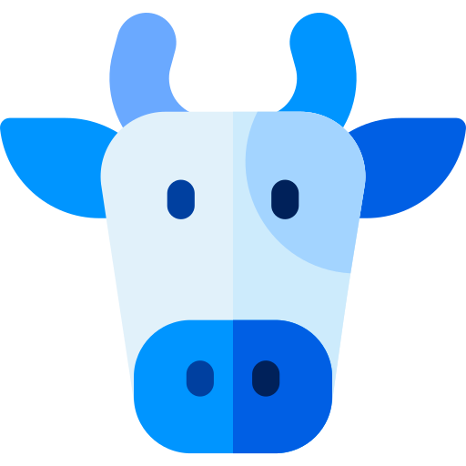 krowa Basic Rounded Flat ikona