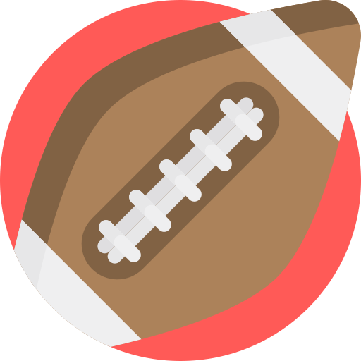 Rugby Detailed Flat Circular Flat icon