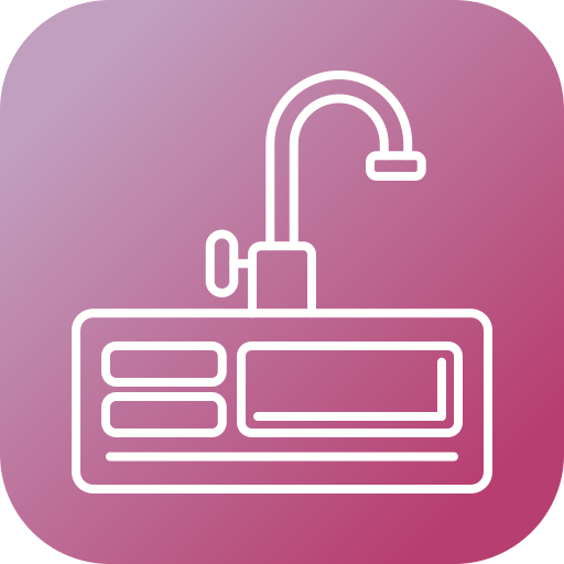 Kitchen sink Generic gradient fill icon