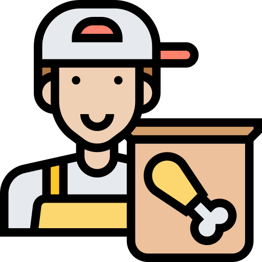 Food delivery Meticulous Lineal Color icon