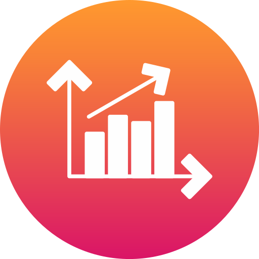 Chart Generic gradient fill icon