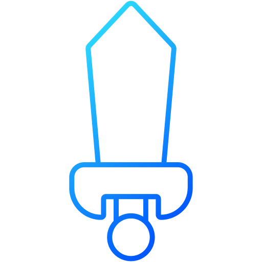 espada Generic gradient outline icono