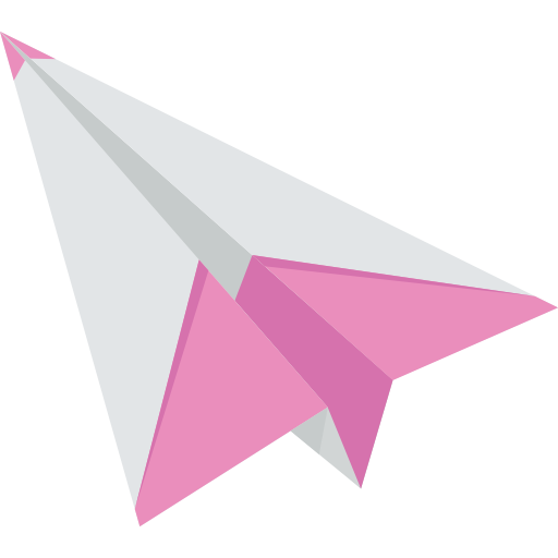 avion de papel Flaticons Flat icono