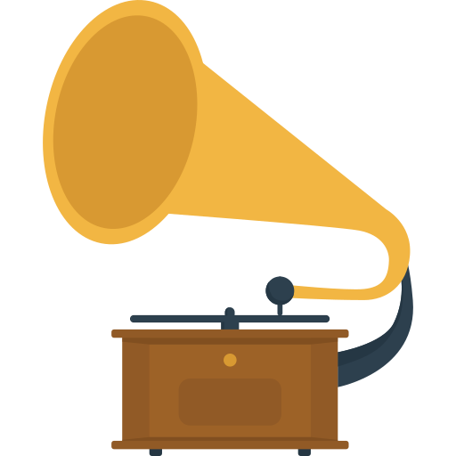 Gramophone Flaticons Flat icon