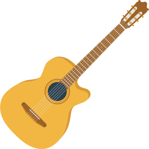 gitaar Flaticons Flat icoon