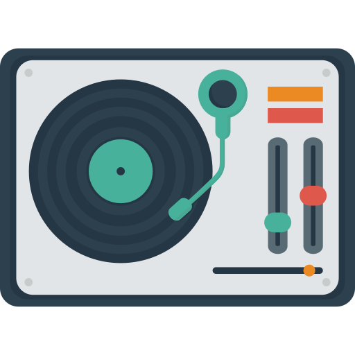 Turntable Flaticons Flat icon