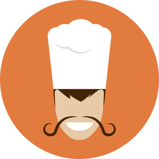 chef Flaticons Flat Circular Icône
