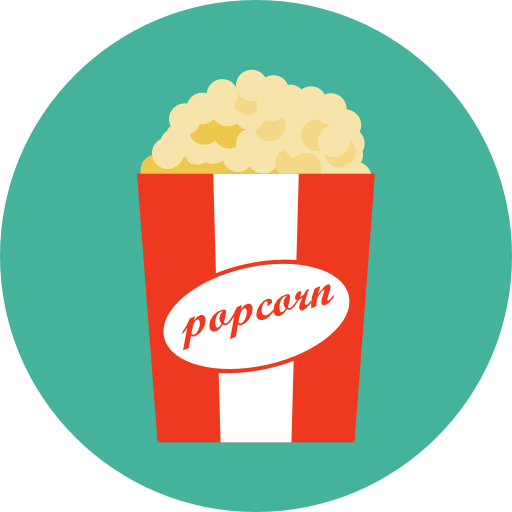 popcorn Flaticons Flat Circular icon