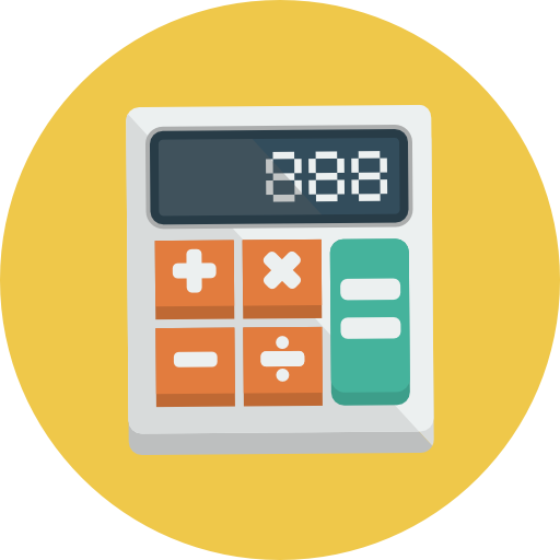 calculadora Flaticons Flat Circular icono