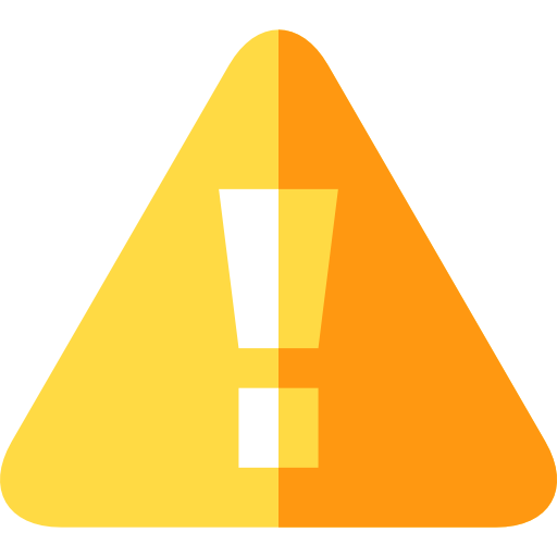 ostrzeżenie Basic Straight Flat ikona