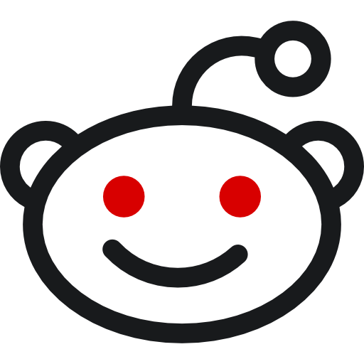 reddit Basic Rounded Flat icona