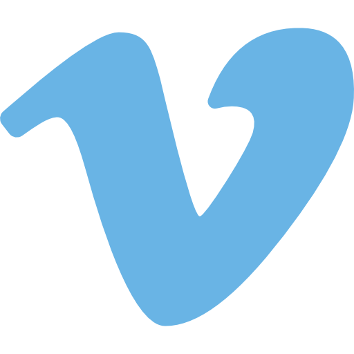 vimeo Basic Rounded Flat icoon
