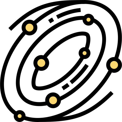 astronomia Meticulous Lineal Color icona