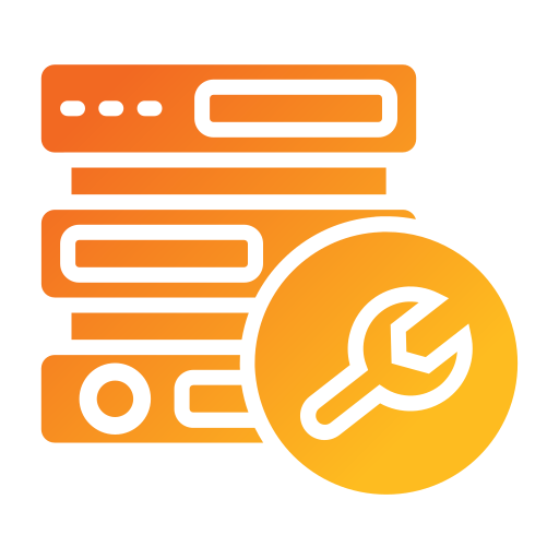 servidor Generic gradient fill icono